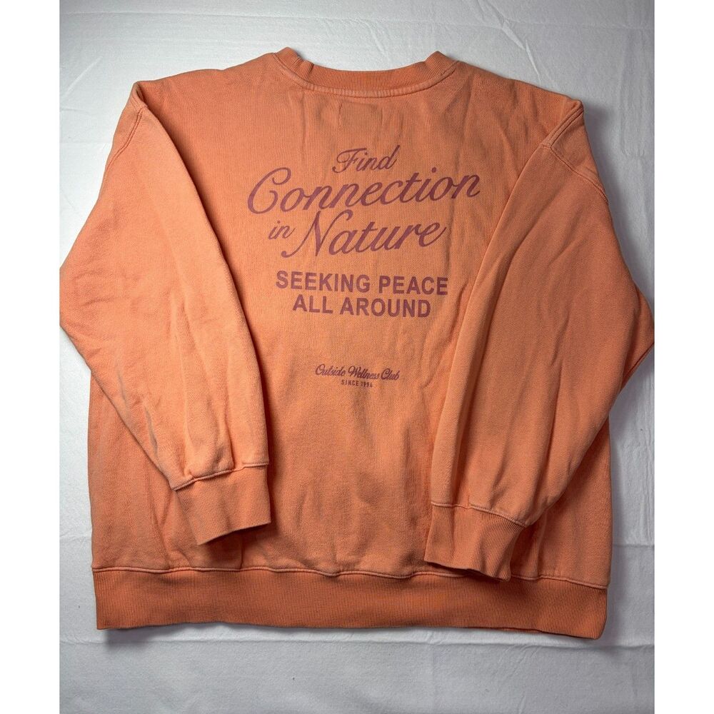 Old Navy SoComfy Tunic Sweatshirt Connection in Nature Peach Coral Medium